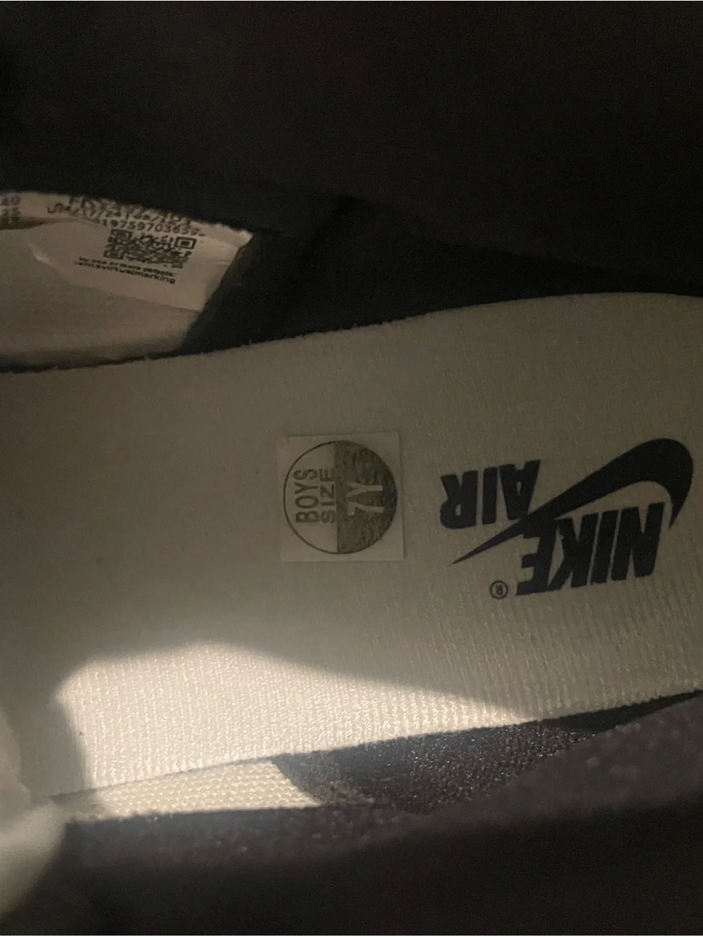 Nike High-Top Sneakers in White and Navy